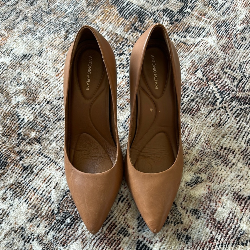 Leather Brown Pumpe